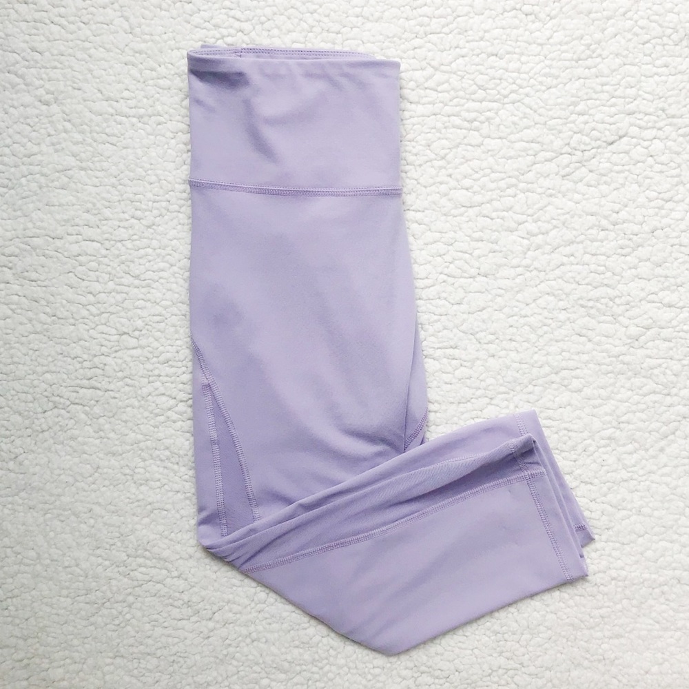 High-Waisted Mesh-Splice Old Navy Purple Leggings